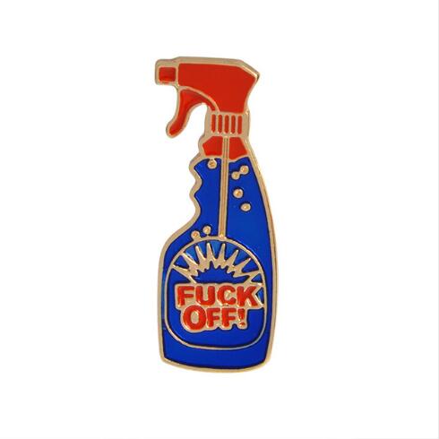 Funny Detergent, Spray & Food Enamel Pins
