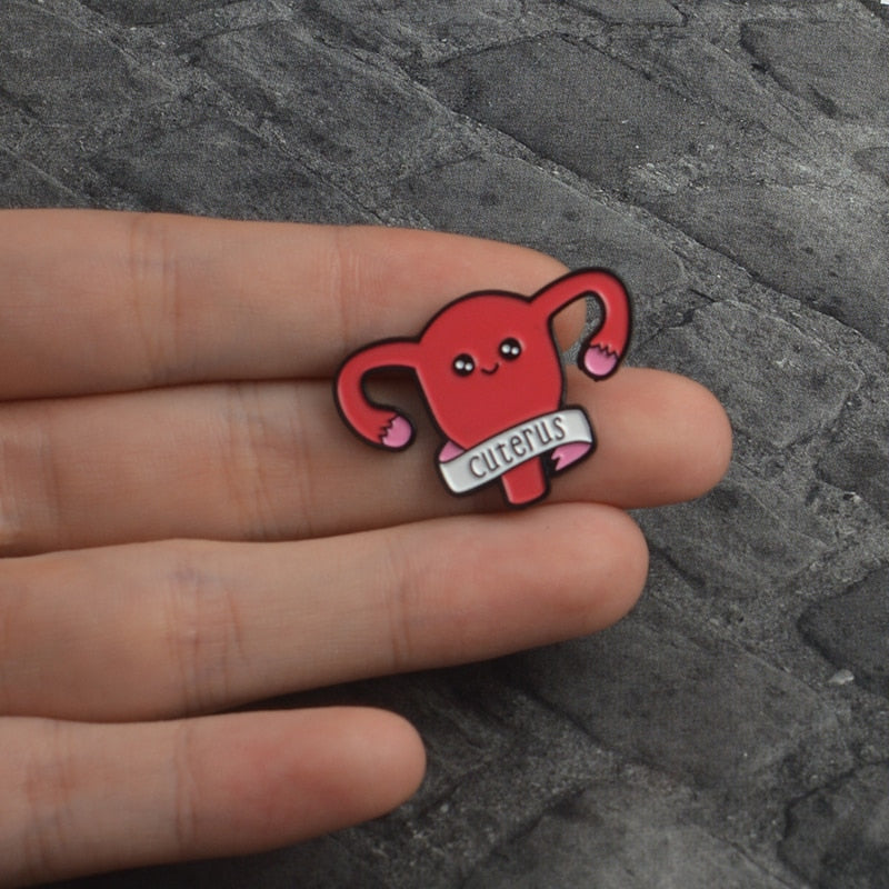 "Cuterus" Enamel Pin
