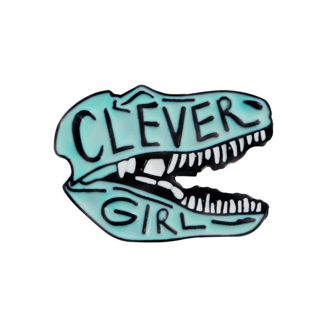 Clever Girl Enamel Pin