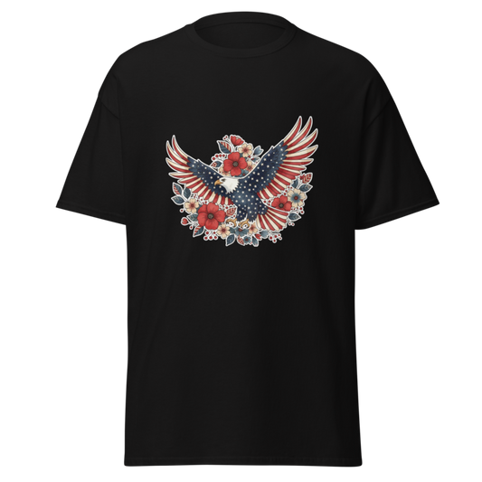 Independence Day Floral Eagle