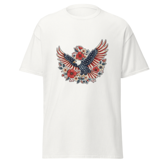 Independence Day Floral Eagle