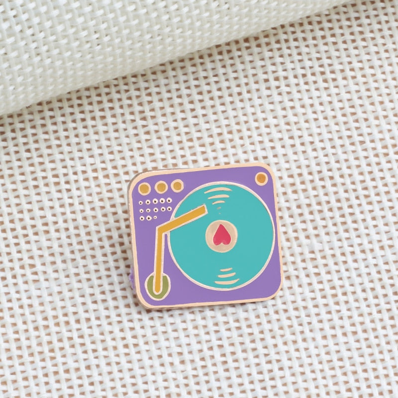 Retro Tech Enamel Pins