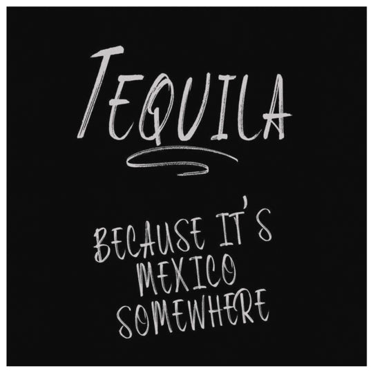 "Tequila Because It's Mexico Somewhere" Wall Art