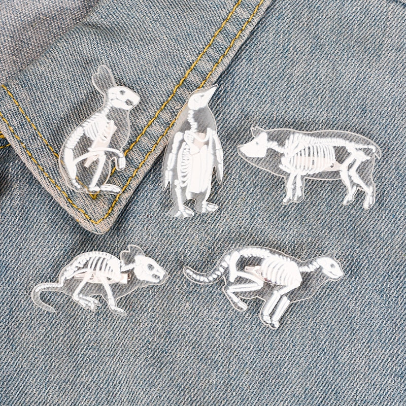 Animal Skeleton Brooch