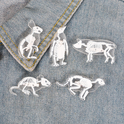 Animal Skeleton Brooch
