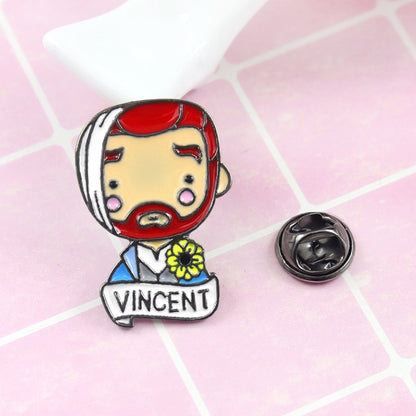 Vincent Can Gogh Bandaged Enamel Pin