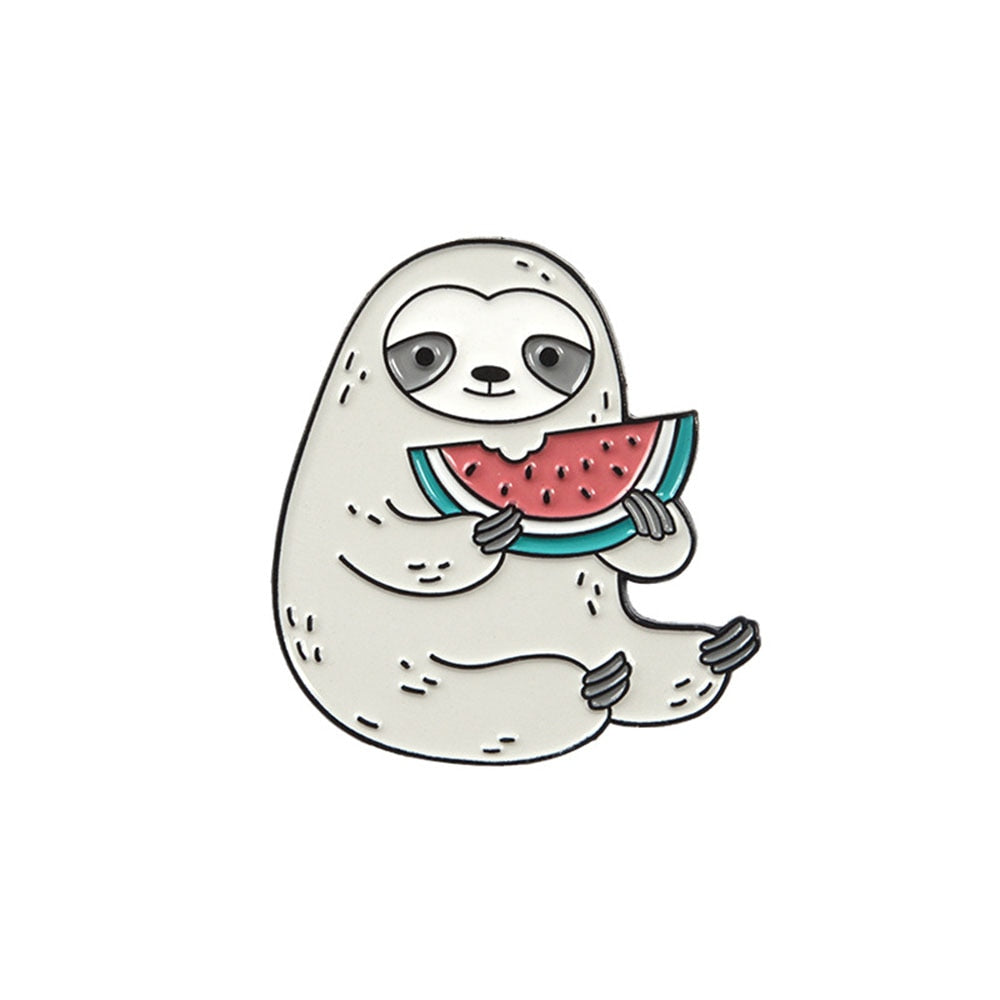Sloth Enamel Pins