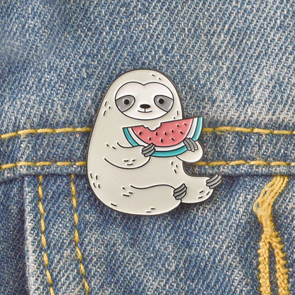 Sloth Enamel Pins