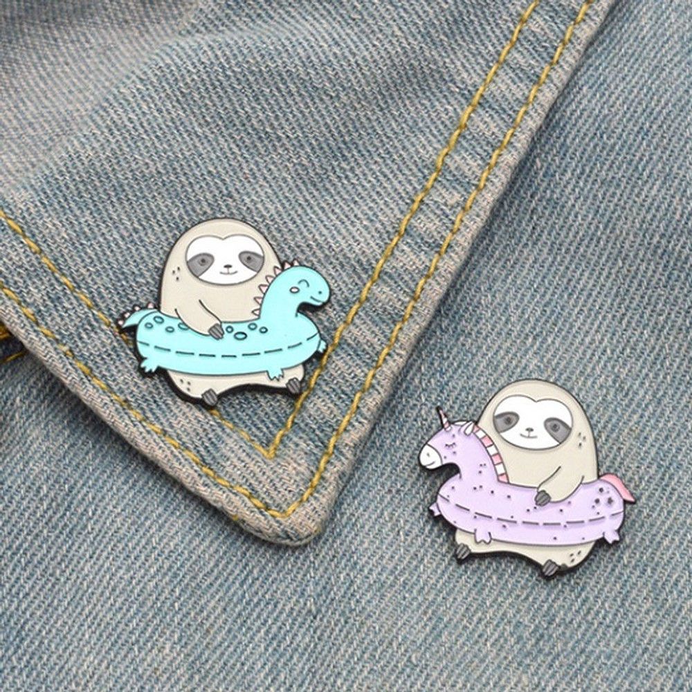 Sloth Enamel Pins