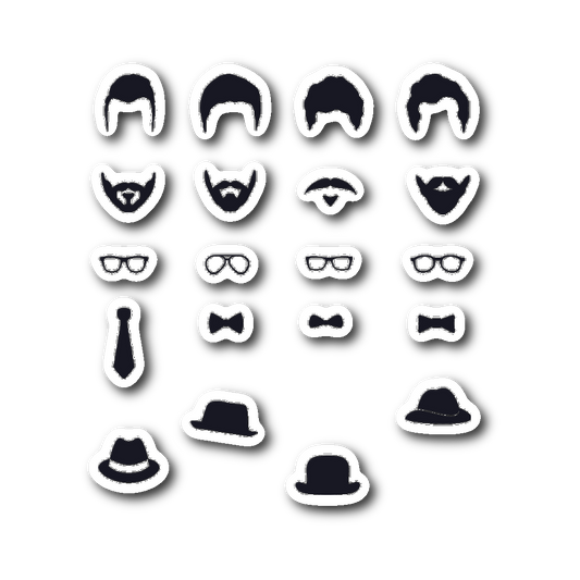 DIY Hipster Sticker Sheet