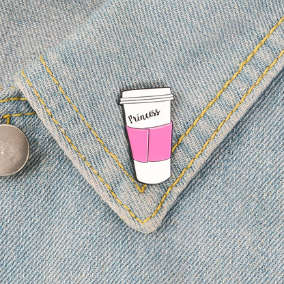 Drink Cup & Carton Enamel Pins
