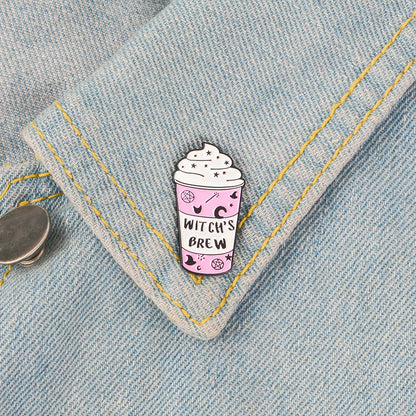 Drink Cup & Carton Enamel Pins