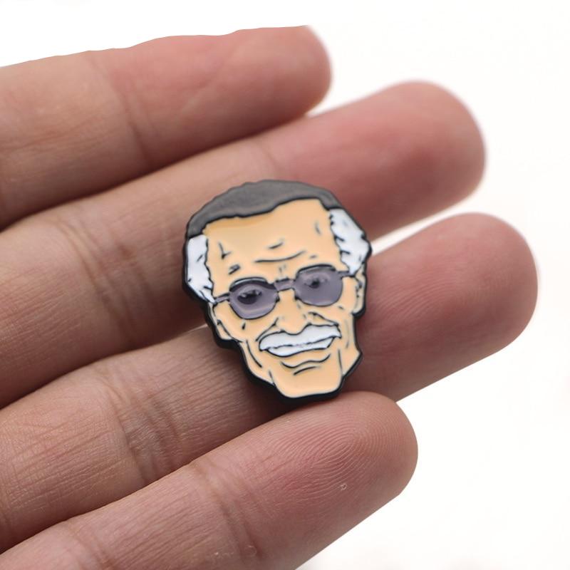 Stan Lee Enamel Pin