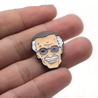 Stan Lee Enamel Pin