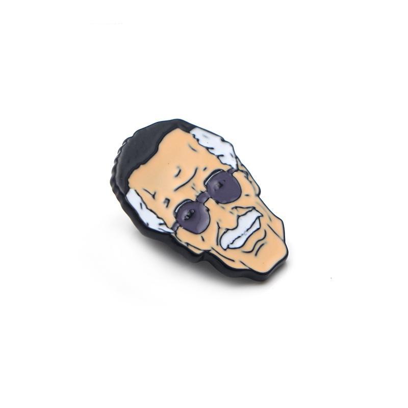 Stan Lee Enamel Pin