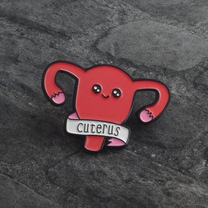 "Cuterus" Enamel Pin