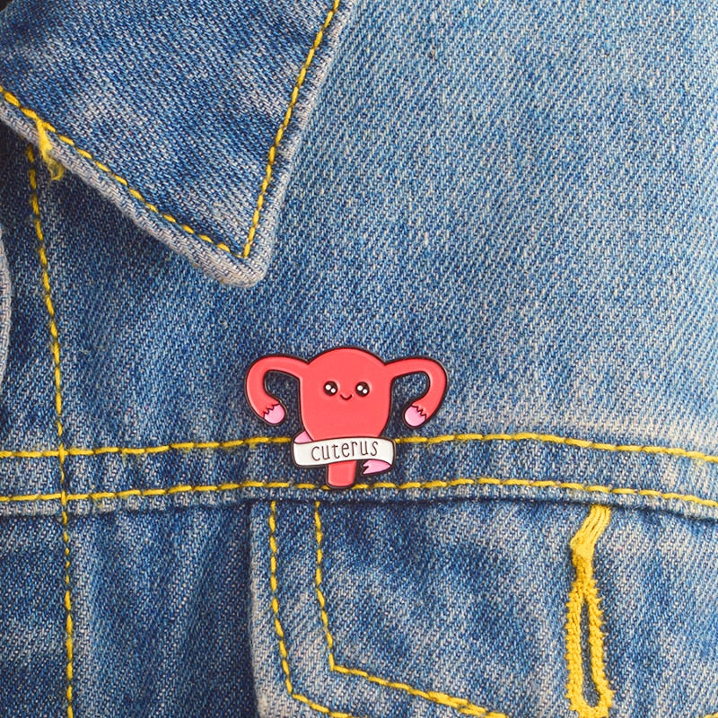 "Cuterus" Enamel Pin