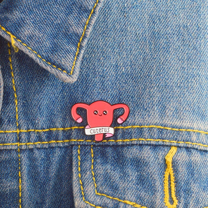 "Cuterus" Enamel Pin