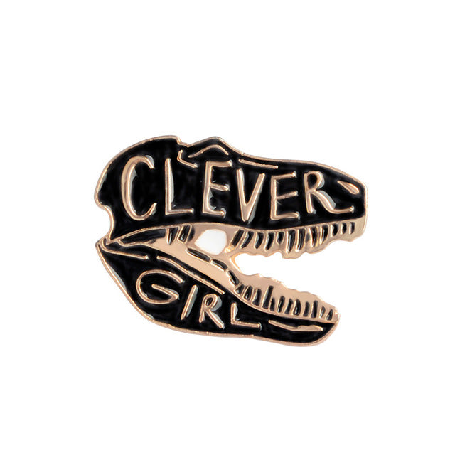 Clever Girl Enamel Pin