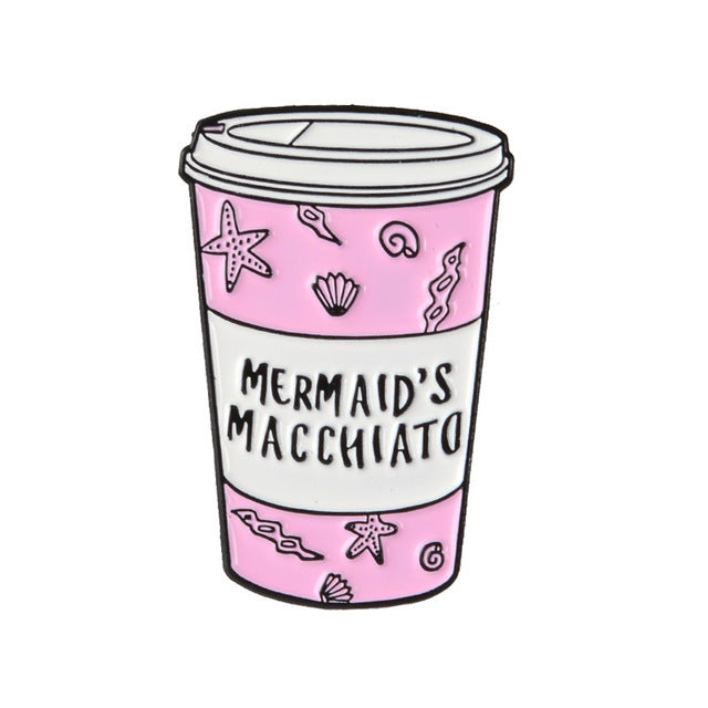 Drink Cup & Carton Enamel Pins