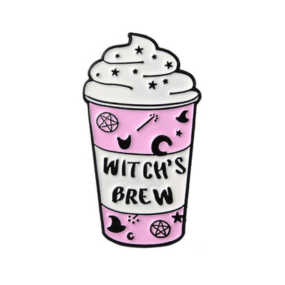 Drink Cup & Carton Enamel Pins