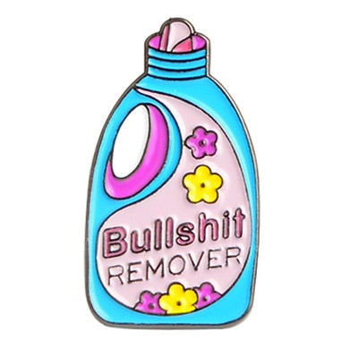 Funny Detergent, Spray & Food Enamel Pins