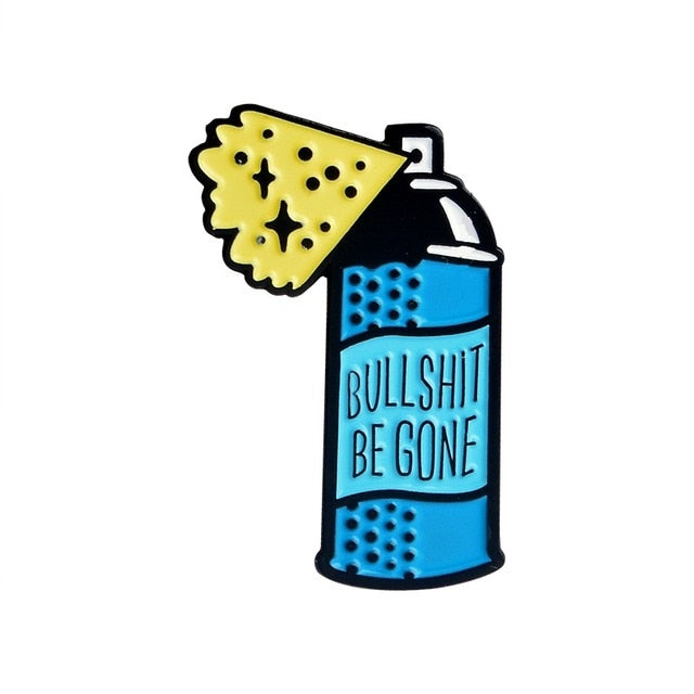 Funny Detergent, Spray & Food Enamel Pins
